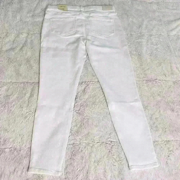 *NWT* ASOS River Island White Amelie Mid Rise Jeans size 16 - Picture 5 of 9